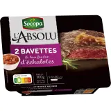 SOCOPA Bavettes de boeuf et leur fondue d'échalotes à griller