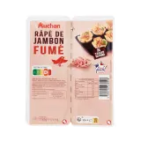 AUCHAN Râpé de jambon fumé