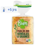 Pain de mie tranché aux céréales et graines bio et équitable