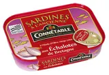 Sardines à l'huile d'olive et échalotes de Bretagne, Connétable (115 g)