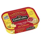 Sardines huile d'olive et citron, Connetable (138 g)