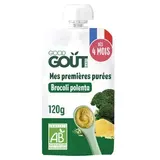 Mes premières purées brocoli et polenta BIO - dès 4 mois, Good Goût (120 g)