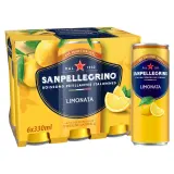 SAN PELLEGRINO Boisson pétillante au jus de citron boîtes