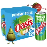 OASIS Oasis Boisson aux fruits saveur Pomme Poire boîtes