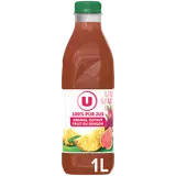 Pur Jus Ananas Goyave Fruit du dragon, Bouteille pet 1L