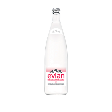 Eau minérale naturelle plate EVIAN - 1L bouteille consignée
