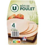 Rôti de Poulet - x4 tranches, 160g