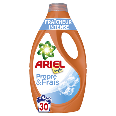 Lessive liquide ARIEL détergent Intense 30 lavages 1,35L