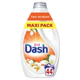 Lessive liquide DASH 2 en 1 Fleur de Monoï 1,98L 44 lavages