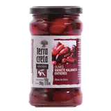 Olives variété Kalamata entières Sélection TERRA CRETA, pot en verre de 160g