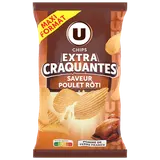 Chips extra craquantes au poulet roti U paquet 270g