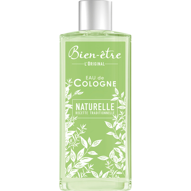 Eau de cologne naturelle recette traditionnelle BIEN ÊTRE - flacon 500ml