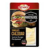 Fromage Cheddar façon brasserie PRÉSIDENT 6 tranches - 200g