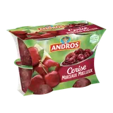 Dessert fruitier avec morceaux Cerise ANDROS  -  4 pots de 100g