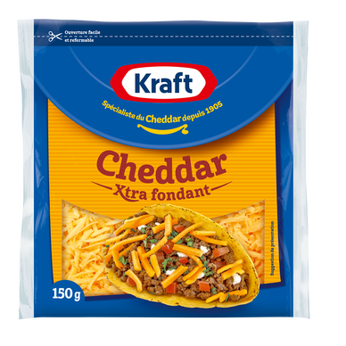 Cheddar râpé KRAFT 150g