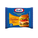 Burger cheddar KRAFT 7 tranches 175g