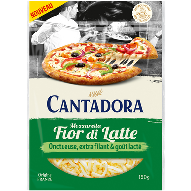 Mozzarella Fior di Latte râpée CANTADORA 150G