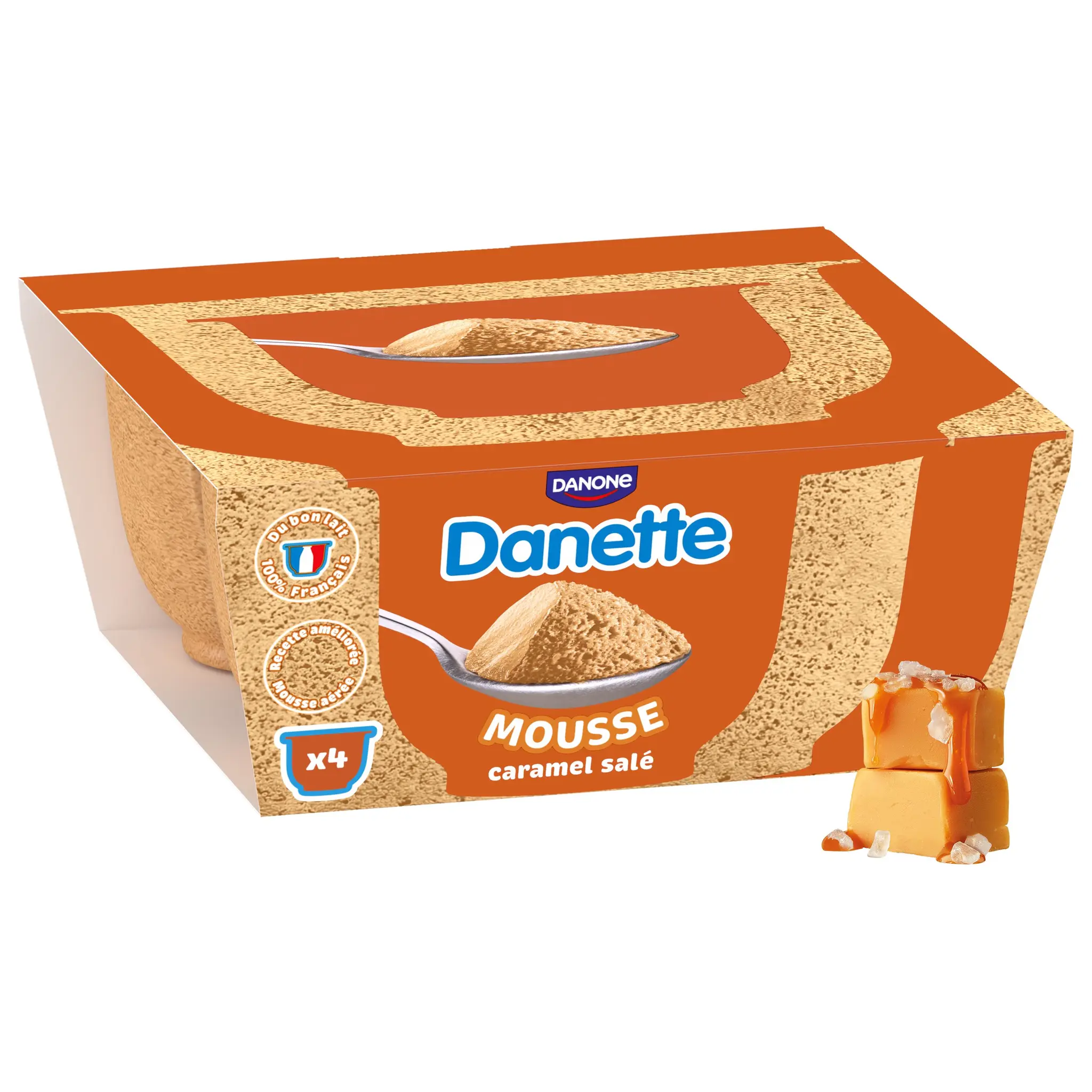 DANETTE Mousse au caramel salé