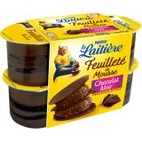 LA LAITIERE Feuilleté de mousse au chocolat noir