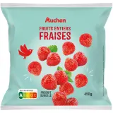 AUCHAN Fraises fruits entiers