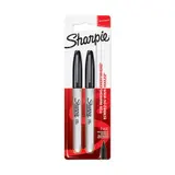 Sharpie 2 Marqueurs Permanents, Pointes Fines, Encre Noire