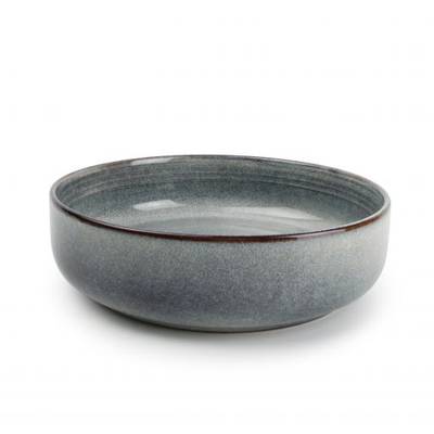 ONA Assiette creuse bleu Duna, 22xH6 cm