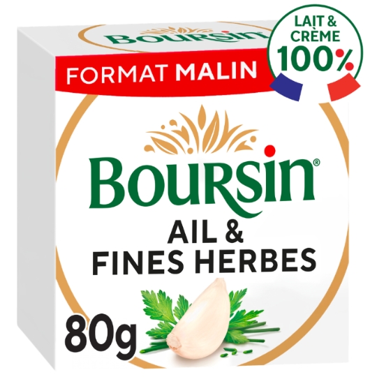 Fromage à Tartiner Ail et Fines Herbes BOURSIN