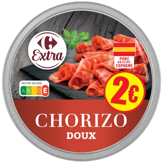 Chorizo doux CARREFOUR EXTRA
