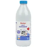 AUCHAN Lait demi-écrémé UHT