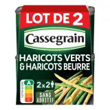 CASSEGRAIN Haricots verts et haricots beurre
