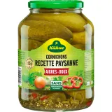KUHNE Cornichons recette paysanne aigres-doux