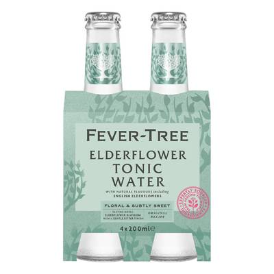 Fever Tree Tonic water fleur de sureau, 4x20cl