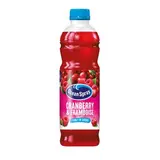 Ocean Spray Boisson cranberry framboise sans sucres ajoutés, 1L