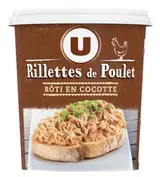 Rillettes de poulet rôti en cocotte, U (400 g)