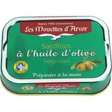 Sardines à l'huile d'olive extra vierge, Les Mouettes d'Arvor (115 g)