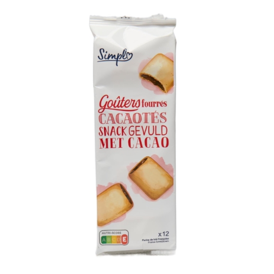 Biscuits fourrés cacao SIMPL