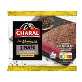 CHARAL Pavés de bœuf marinés aux 3 poivres