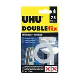 Uhu Ruban adhésif double face ultra fort pour intérieur, Dimension 1,50 m x 19 mm