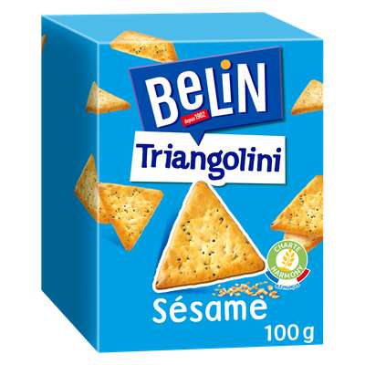 Crackers Triangolini au sésame, Belin (100 g)