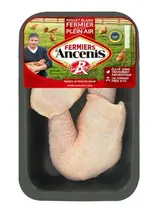 Cuisses de poulet fermier blanc d'Ancenis (x 2, environ 500 - 550 g)