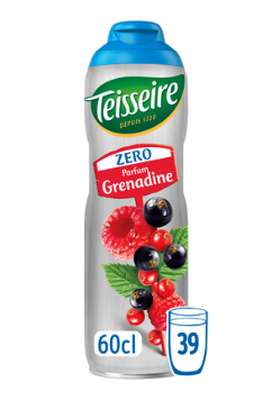 Sirop de grenadine 0%, Teisseire (60 cl)