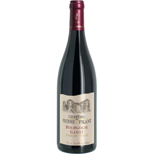 Vin Rouge AOC Bourgogne Gamay Vieilles Vignes CHATEAU DE PIERRE FILANT