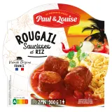 PAUL ET LOUISE Rougail saucisses et riz