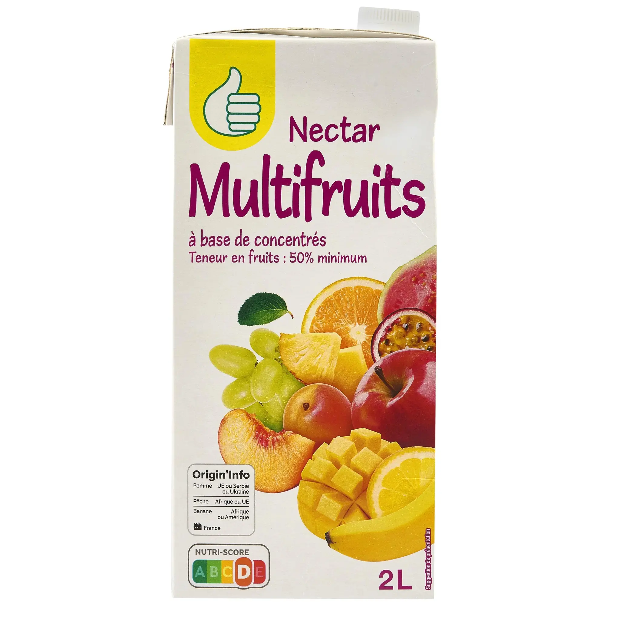POUCE Nectar multifruits brique
