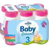 Pack Lait de croissance 3 - de 10 mois à 3 ans, Candia Baby (6 x 25 cl)