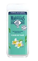 Gel douche extra doux Fleur de tiaré, Le Petit Marseillais (650 ml)