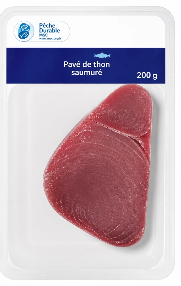 Pavé de thon saumuré