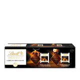LINDT Excellence assortiment de bouchées de chocolat noir, caramel sel et noir noisettes