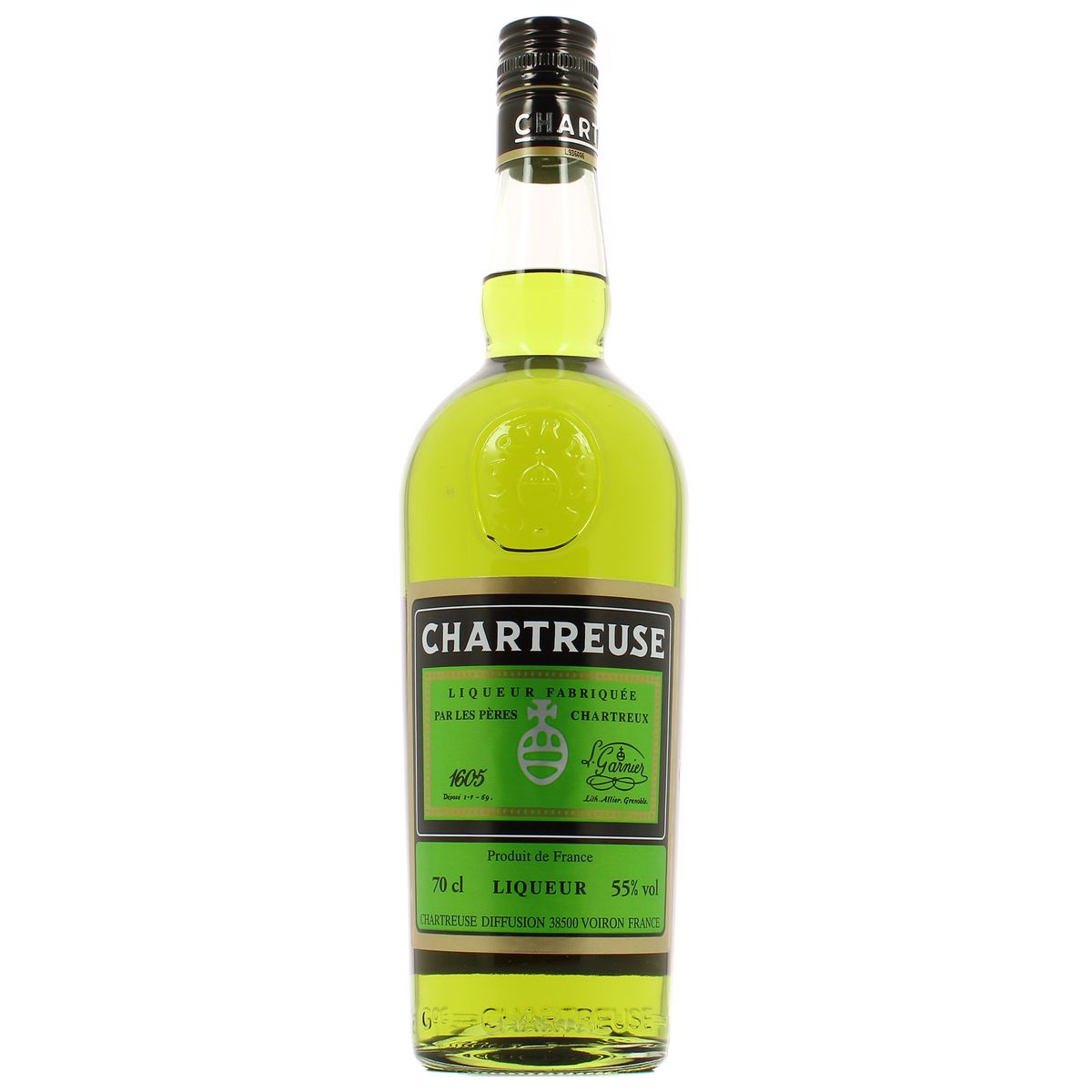 Chartreuse verte Liqueur de plante 55°, 70cl