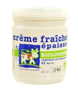 Crème fraîche épaisse 42% mg BIO, Laitière de la Motte (40 cl)